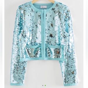 & other stories sequin top